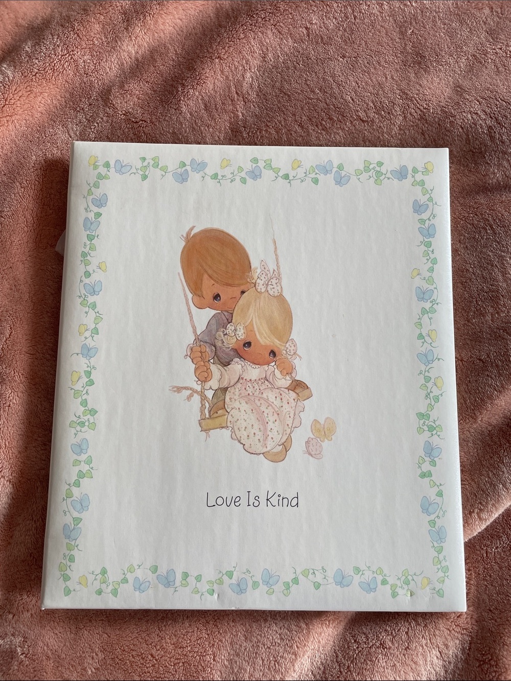 Precious Moments 'Love Is Kind' Pastel photo album by Hallmark